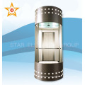 More Safe and Stable Panoramic glass elevator (Gearless motor)